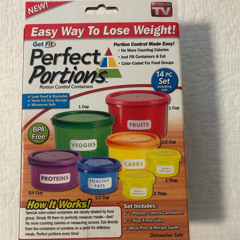 Perfect Portions Portion Control Containers Set